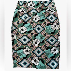 LuLaRoe Disney Minnie Mouse Cassie Pencil Skirt